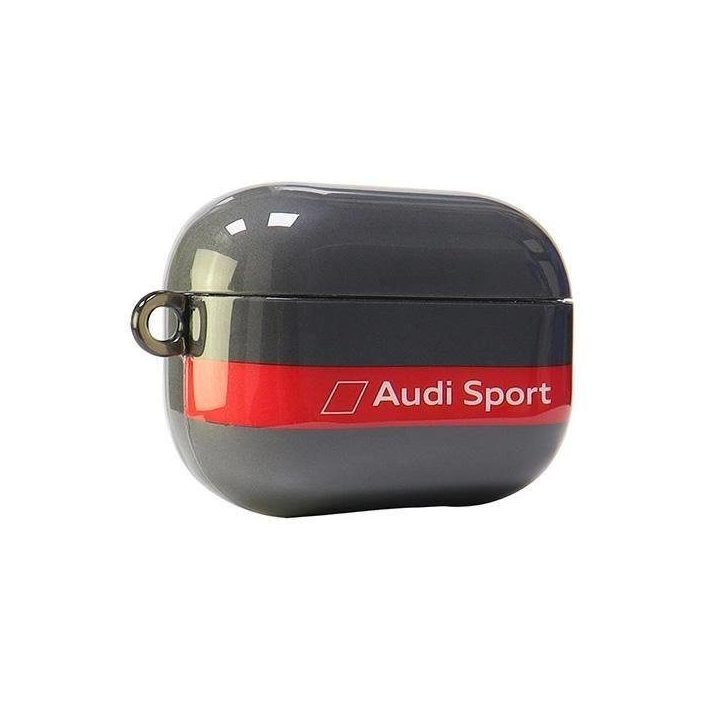 Audi sportinis dėklas AirPods Pro 2 ausinėms – pilkas