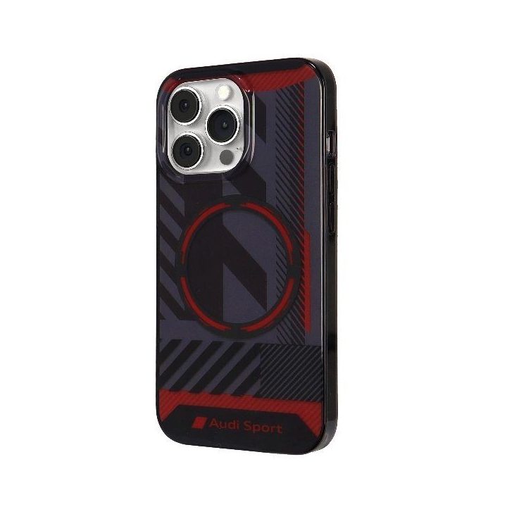 Audi sportinio dizaino MagSafe dėklas iPhone 13 Pro / 13 (6.1 ) – juodas