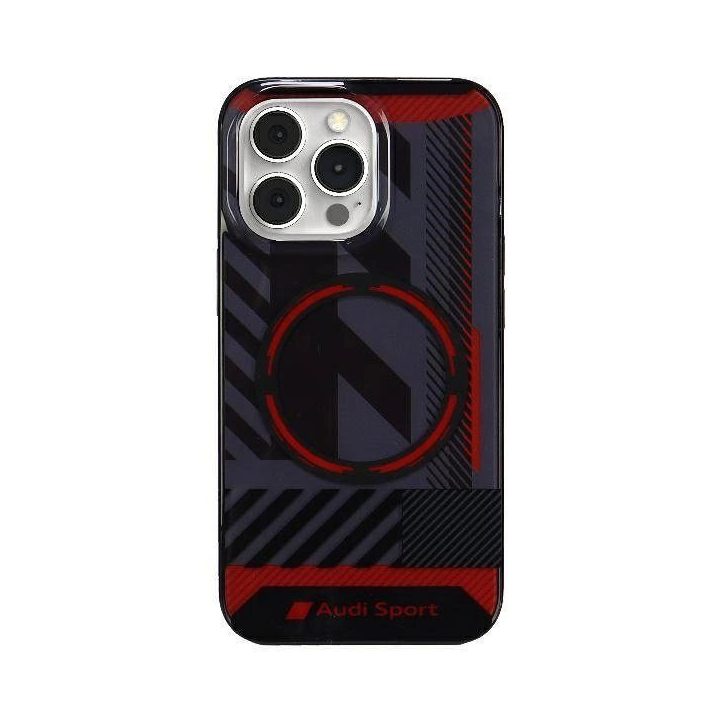 Audi sportinis MagSafe dėklas iPhone 13 Pro Max – juodas