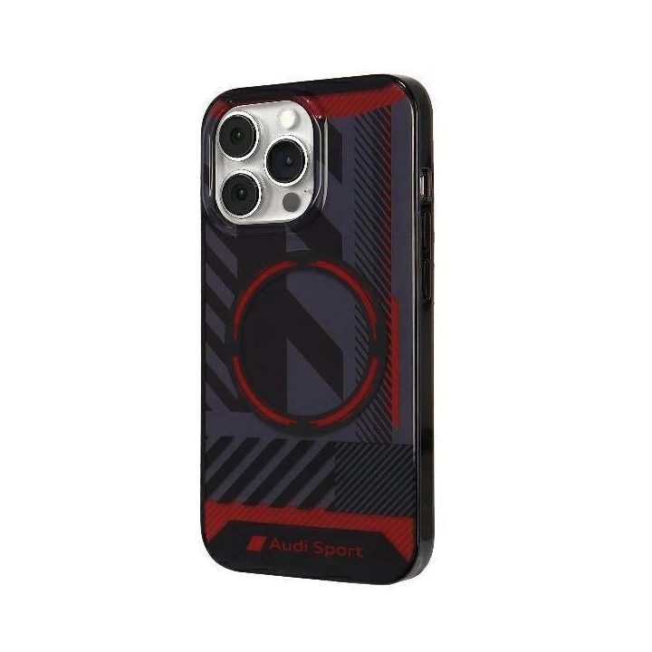 Audi sportinis MagSafe dėklas iPhone 13 Pro Max – juodas