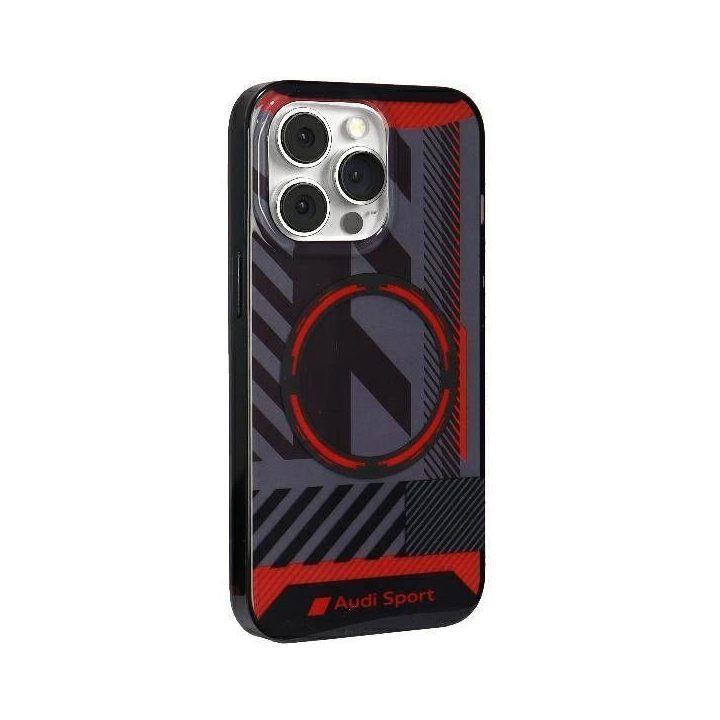 Audi sportinis MagSafe dėklas iPhone 13 Pro Max – juodas