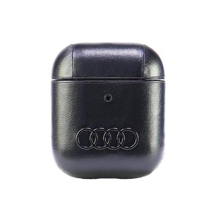 Audi odinis dėklas su logotipu AirPods 1/2 – juodas