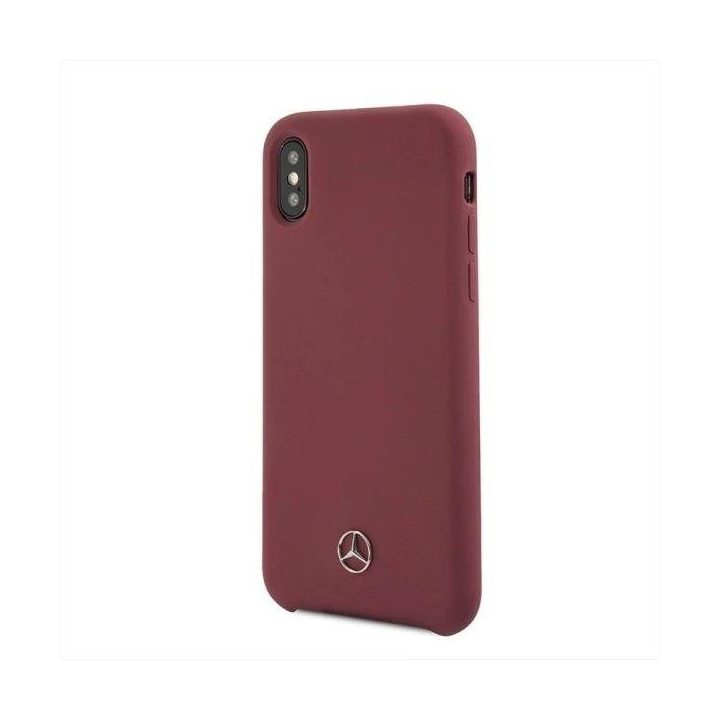 Mercedes silikoninis dėklas iPhone X/XS – raudonas
