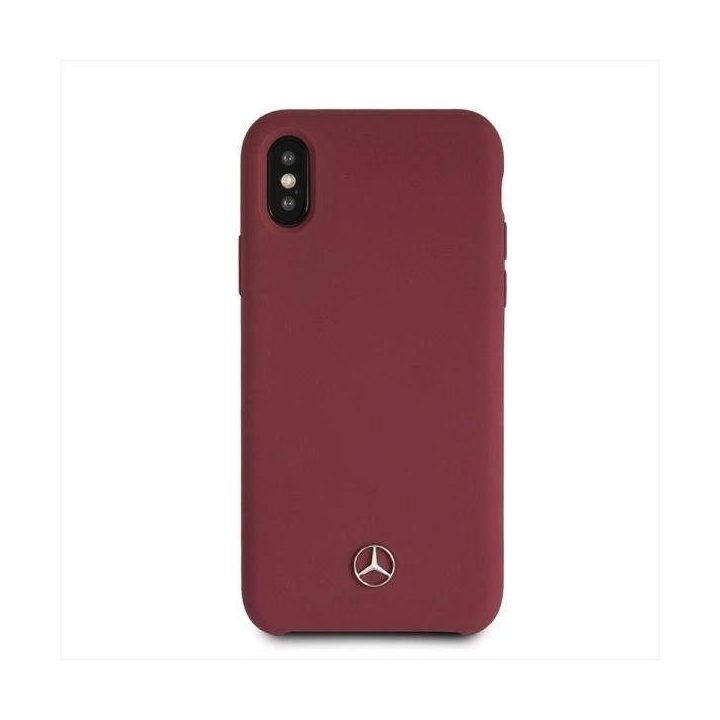 Mercedes silikoninis dėklas iPhone X/XS – raudonas