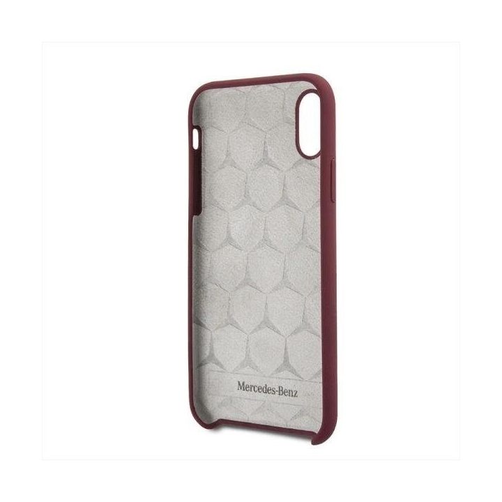 Mercedes silikoninis dėklas iPhone X/XS – raudonas