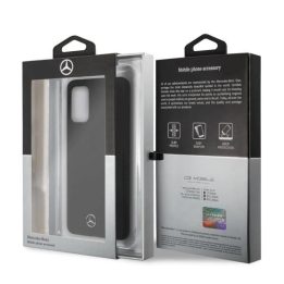 Mercedes silikoninis dėklas Samsung Galaxy S20+ – juodas