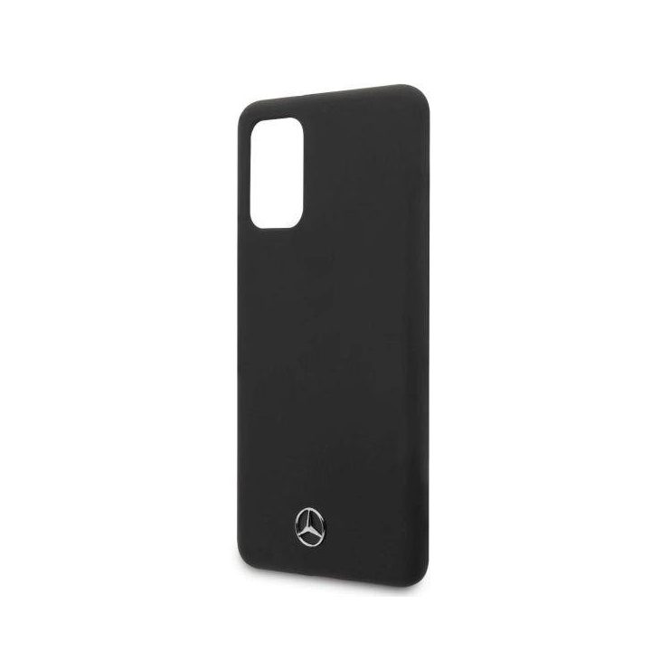 Mercedes silikoninis dėklas Samsung Galaxy S20+ – juodas