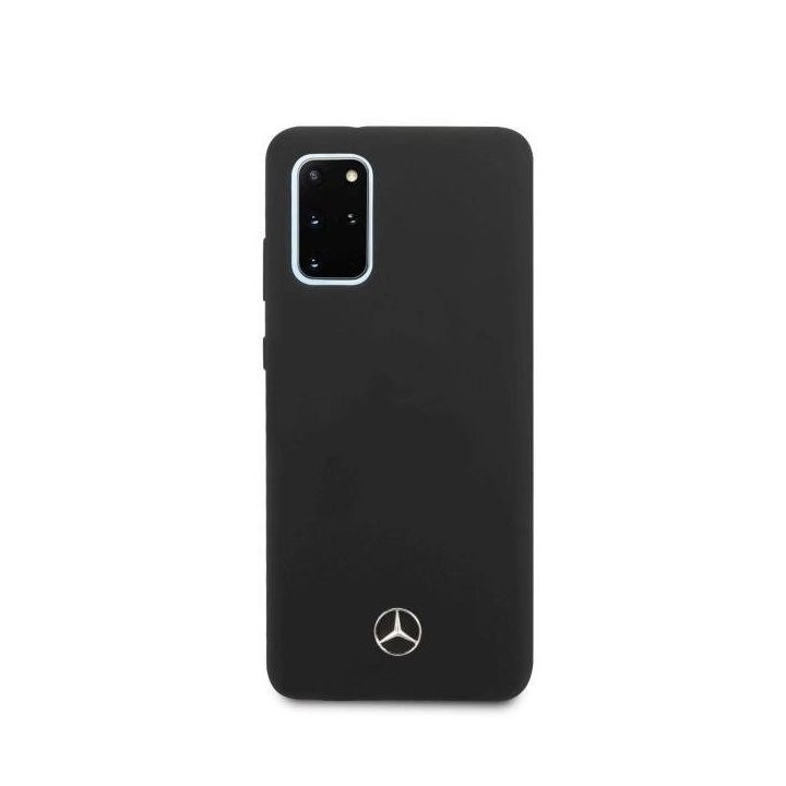 Mercedes silikoninis dėklas Samsung Galaxy S20+ – juodas