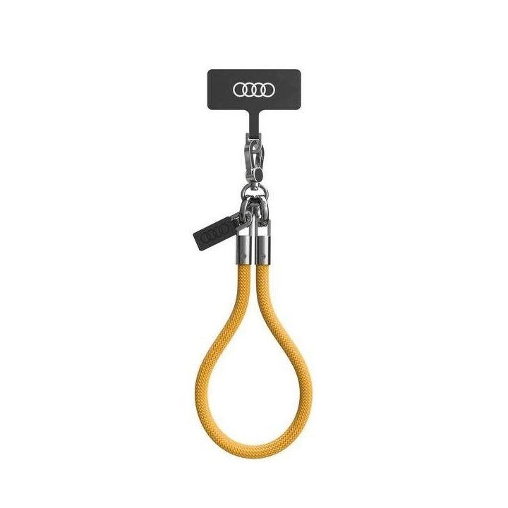 Audi universali per petį nešiojama virvelė, geltona, 28 cm x 8 mm