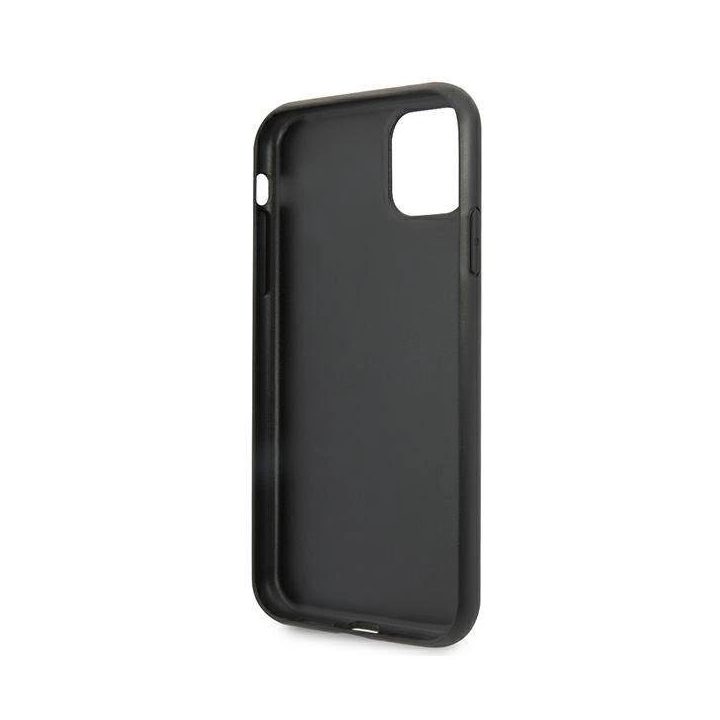 Rudos spalvos Guess 4G Triangle“ dėklas iPhone 11 / XR (6.1 )