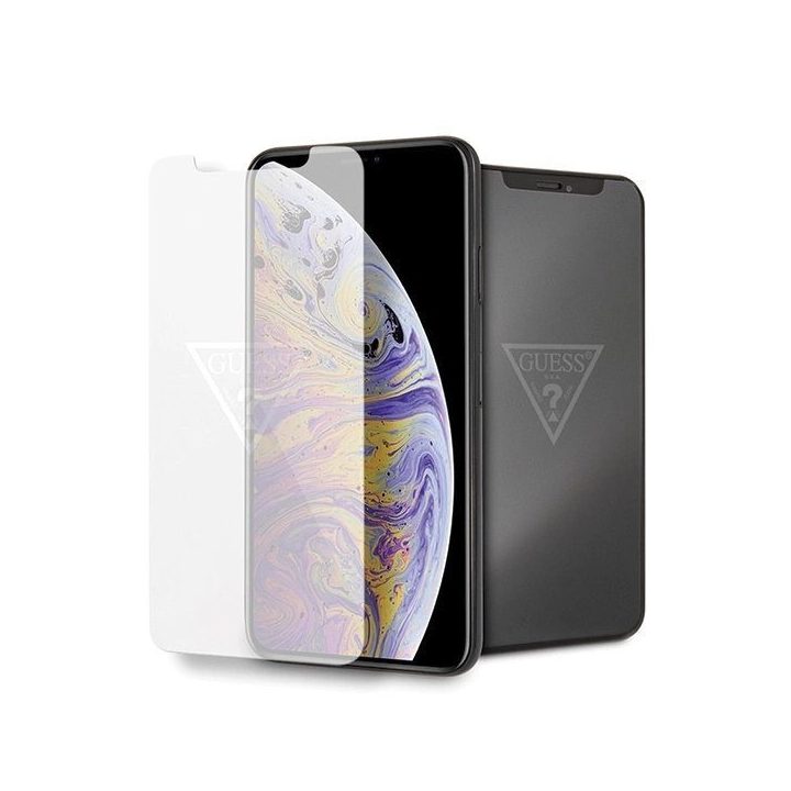 Grūdintas stiklas Guess Invisible Logo“ iPhone Xs Max