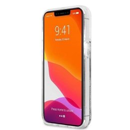 Karl Lagerfeld blizgantis dėklas iPhone 13 Pro / 13 – sidabrinis