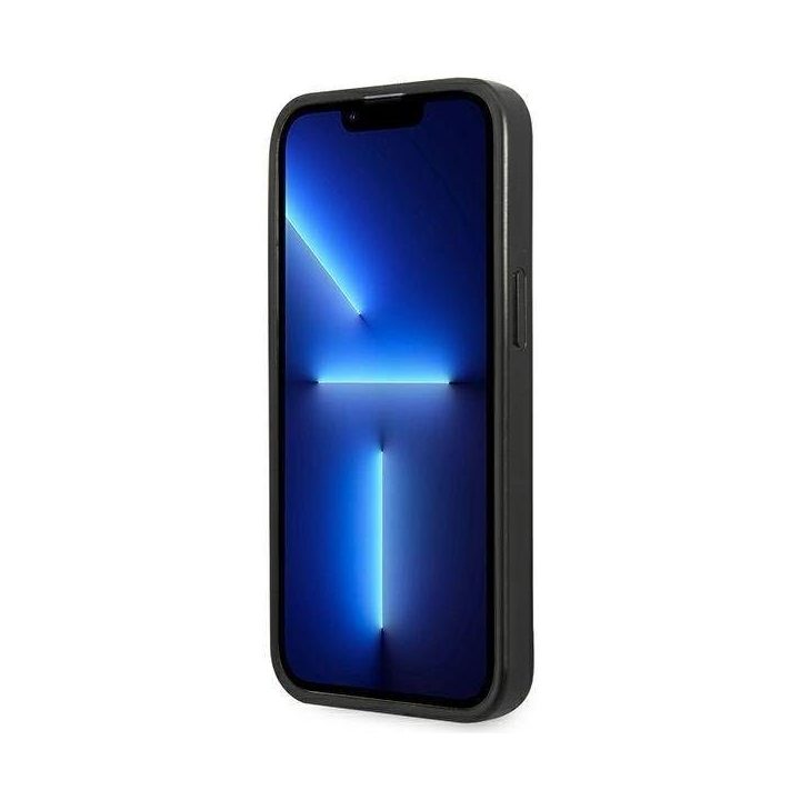 Karl Lagerfeld rožinis iPhone 13 Pro Max dėklas su monograma