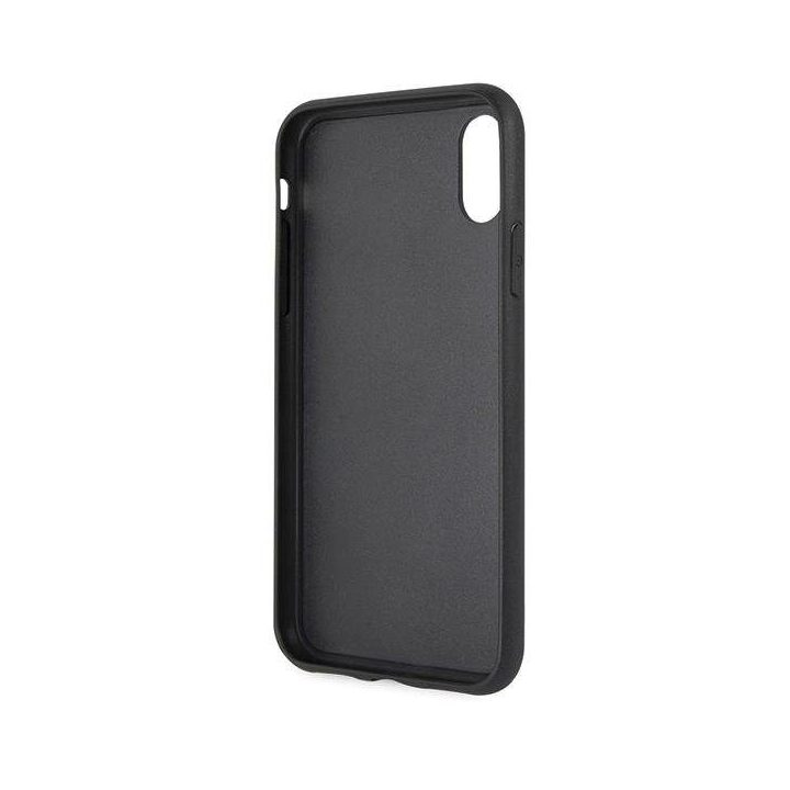 Karl Lagerfeld blizgus raudonas iPhone X/Xs dėklas Iconic Karl“