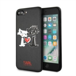 Karl Lagerfeld Choupette in Love dėklas Samsung Galaxy S8 Plus, juodas