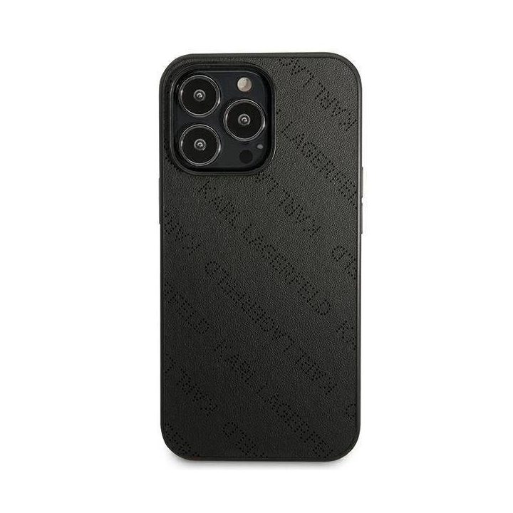 Karl Lagerfeld perforuotas iPhone 13 Pro Max (6.7 ) dėklas – juodas
