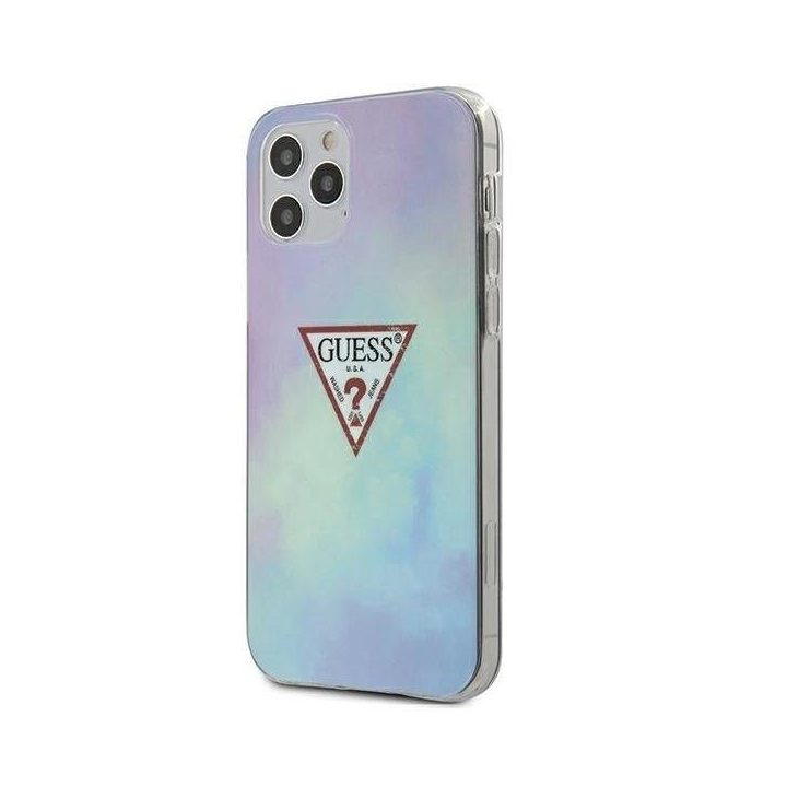 Tie-Dye stiliaus mėlynas dėklas iPhone 12 / 12 Pro (6.1 )
