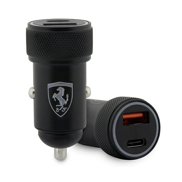Ferrari 20W greito įkrovimo automobilinis įkroviklis – juodas