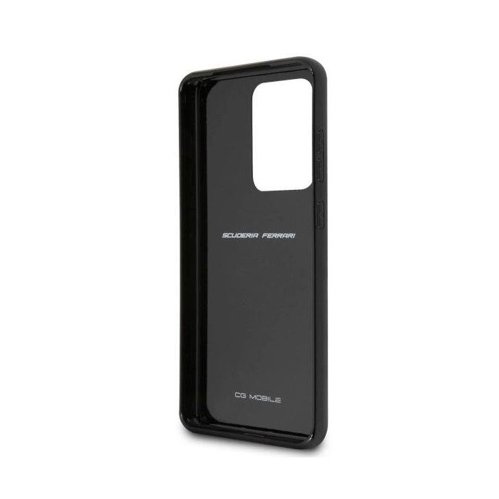 Ferrari anglies pluošto dėklas Samsung Galaxy S20 Ultra – juodas