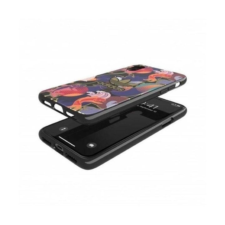 Adidas spalvotas dėklas iPhone X/XS – stilinga apsauga