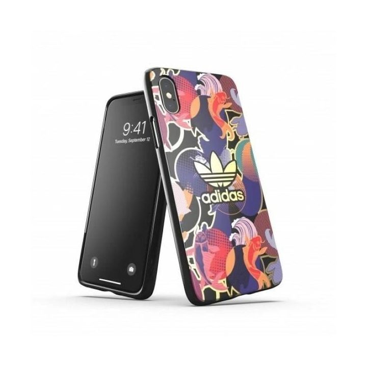 Adidas spalvotas dėklas iPhone X/XS – stilinga apsauga