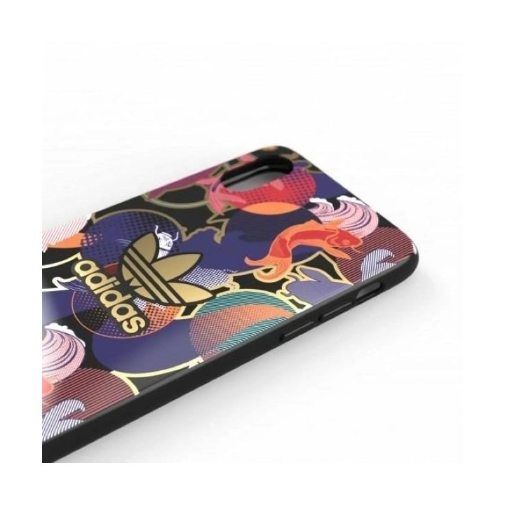 Adidas spalvotas dėklas iPhone X/XS – stilinga apsauga