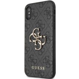 4G pilkas metalinis iPhone X/XS dėklas – stilinga apsauga