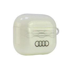 Audi geometrinio rašto AirPods 3 dėklas – baltas