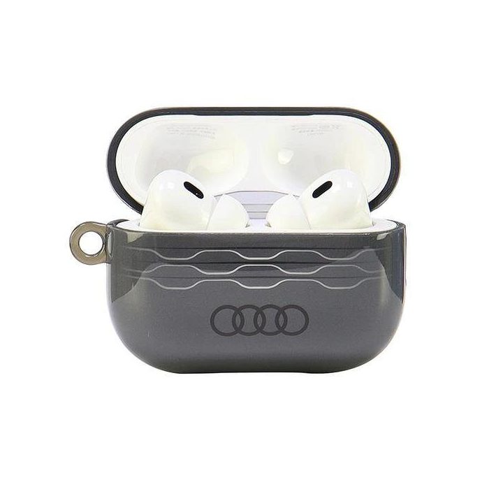 Audi geometrinio rašto AirPods Pro 2 dėklas – pilkas