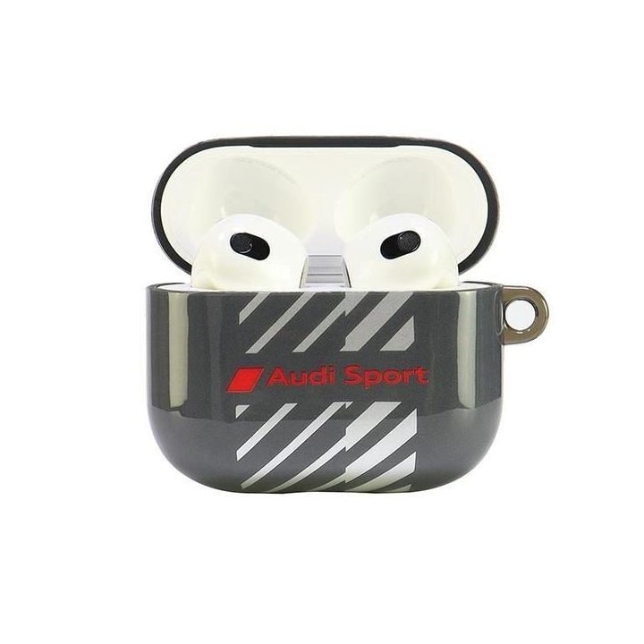 Audi sportinis dėklas AirPods 3 ausinėms – juodas