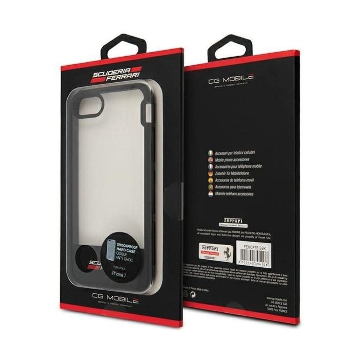 Ferrari pusiau permatomas dėklas iPhone 7/8/SE (2020/2022)
