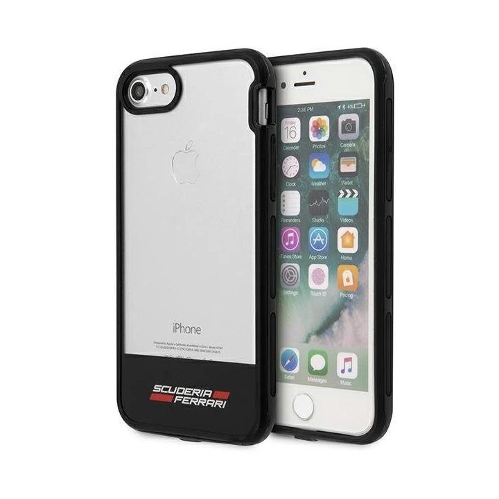 Ferrari pusiau permatomas dėklas iPhone 7/8/SE (2020/2022)