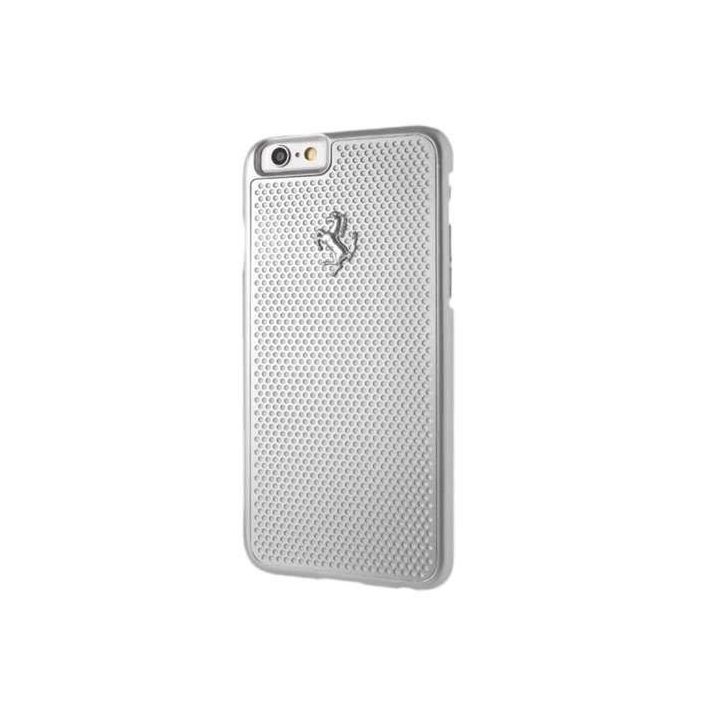 Ferrari perforuotas aliuminio dėklas iPhone 6/6S – sidabrinis