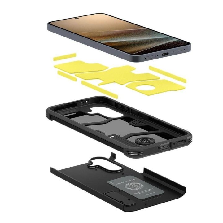 Spigen Tough Armor dėklas Samsung Galaxy A36 5G – juodas