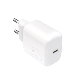 Puro PROLITE 30W USB-C sieninis įkroviklis – baltas