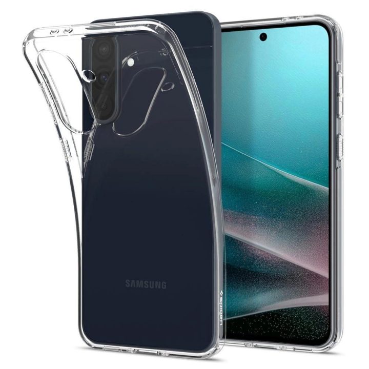 Skaidrus Spigen Liquid Crystal dėklas Samsung Galaxy A36 5G