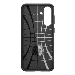 Spigen Liquid Air dėklas Samsung Galaxy A36 5G – juodas matinės tekstūros
