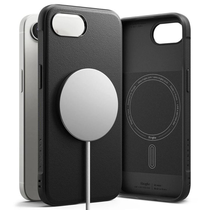 Ringke Onyx magnetinis dėklas su MagSafe iPhone 16 – juodas