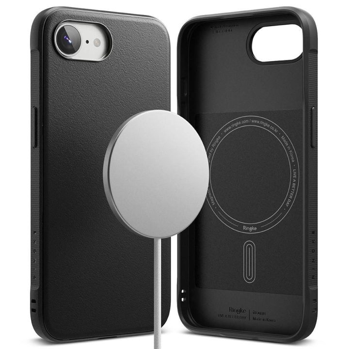 Ringke Onyx magnetinis dėklas su MagSafe iPhone 16 – juodas