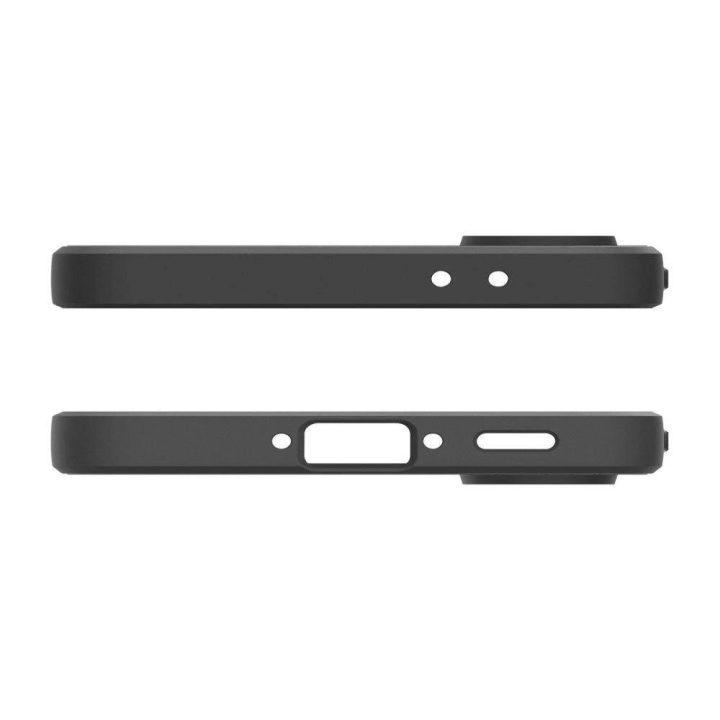 Plonas ir stilingas Spigen Liquid Air“ dėklas Samsung Galaxy A56 5G“ – juodas