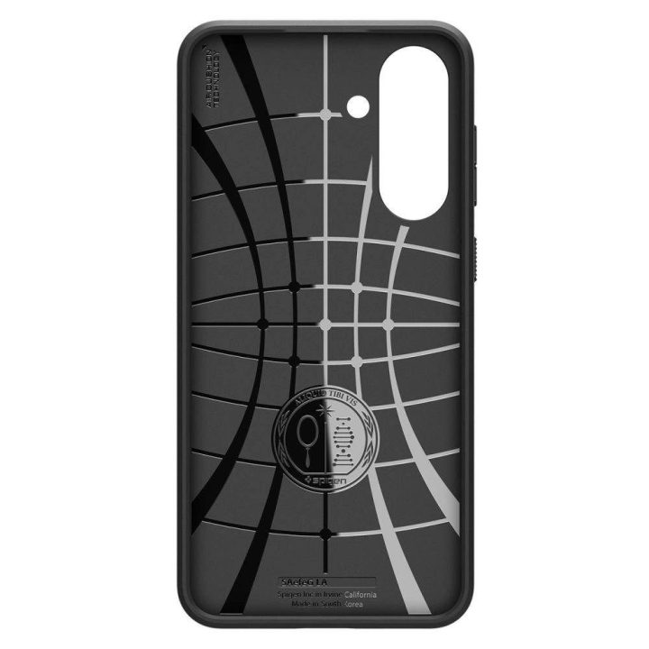 Plonas ir stilingas Spigen Liquid Air“ dėklas Samsung Galaxy A56 5G“ – juodas