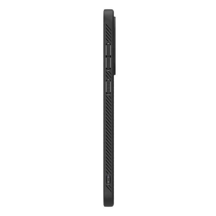 Plonas ir stilingas Spigen Liquid Air“ dėklas Samsung Galaxy A56 5G“ – juodas