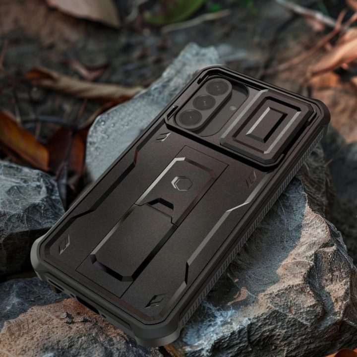 Apsauginis dėklas Kevlar Cam+“ Samsung Galaxy A56 5G – juodas