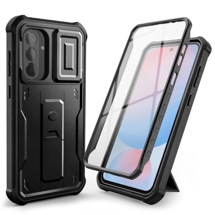 Apsauginis dėklas Kevlar Cam+“ Samsung Galaxy A56 5G – juodas