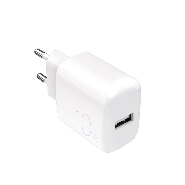 Puro PROLITE 10W USB-A sieninis įkroviklis – baltas