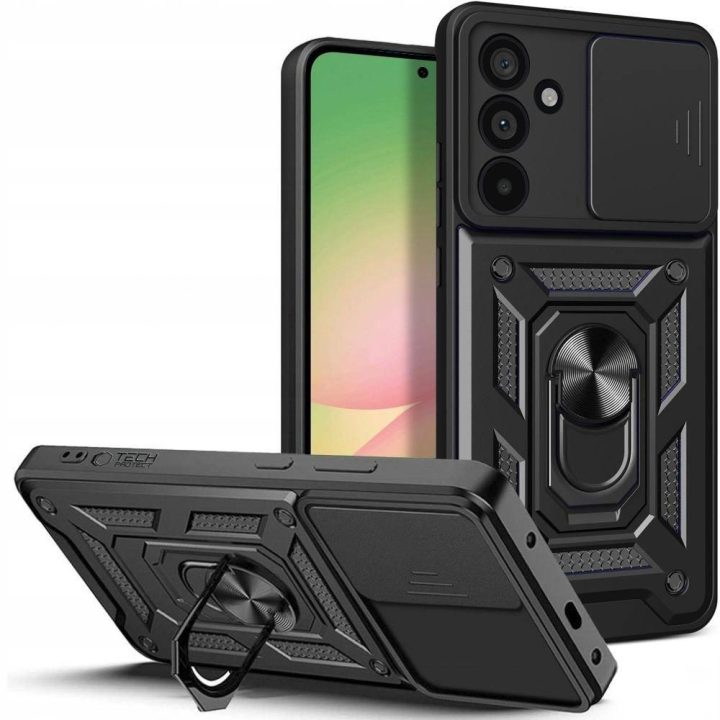Apsauginis dėklas CamShield Pro Samsung Galaxy A56 5G, juodas