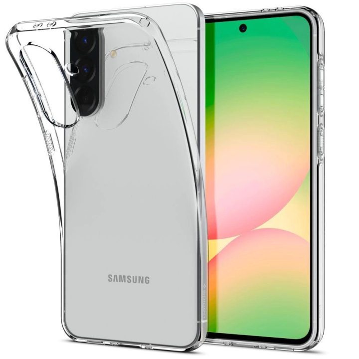 Skaidrus Spigen Liquid Crystal“ dėklas, skirtas Samsung Galaxy A56 5G“