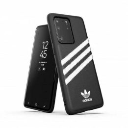 Adidas juodas ir baltas dėklas Samsung Galaxy S20 Ultra