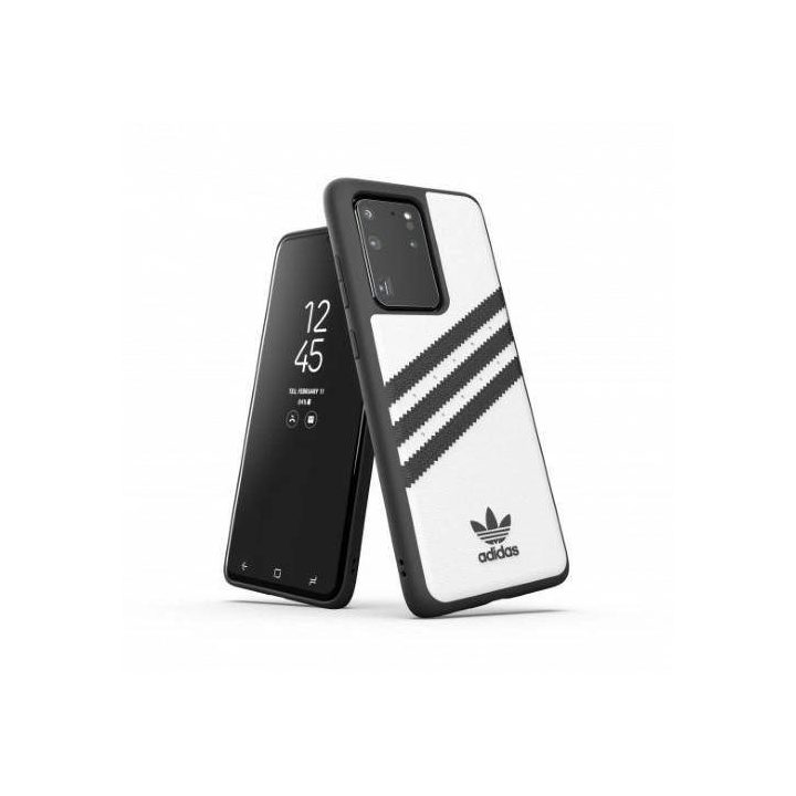 Adidas baltas ir juodas dėklas Samsung Galaxy S20 Ultra