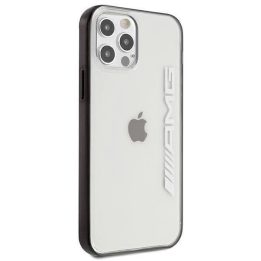 AMG metalizuotas iPhone 12 Pro Max dėklas – skaidrus